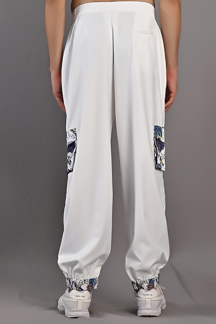 Off-White Suiting Jogger Pant Set by Bohame Men at Pernia's Pop Up Shop