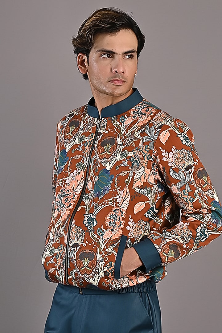 Teal Suiting Jogger Pant Set by Bohame Men at Pernia's Pop Up Shop