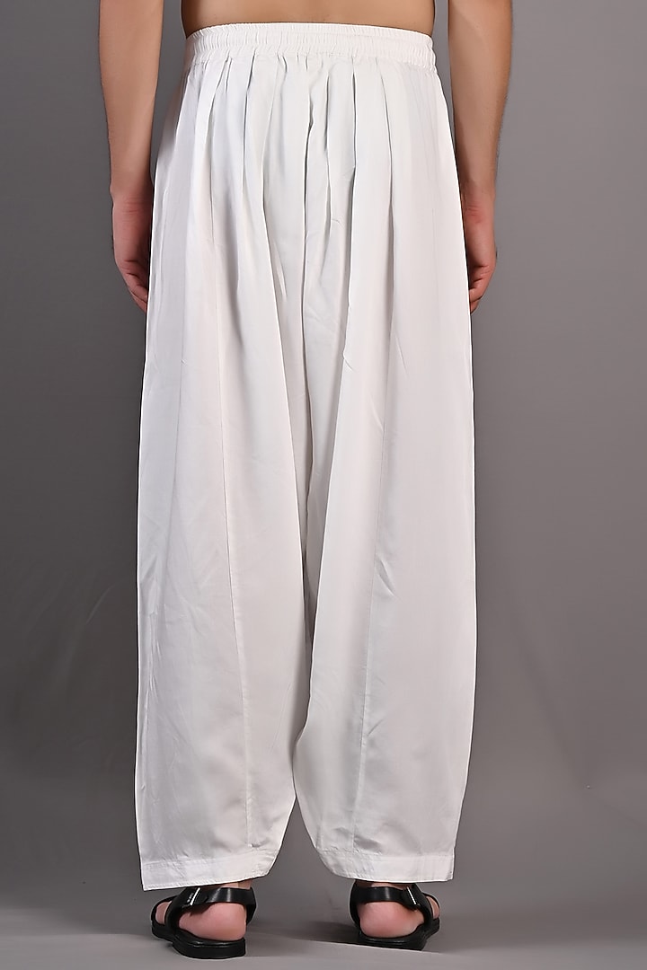 Off-White Textured Nehru Jacket Set by Bohame Men at Pernia's Pop Up Shop