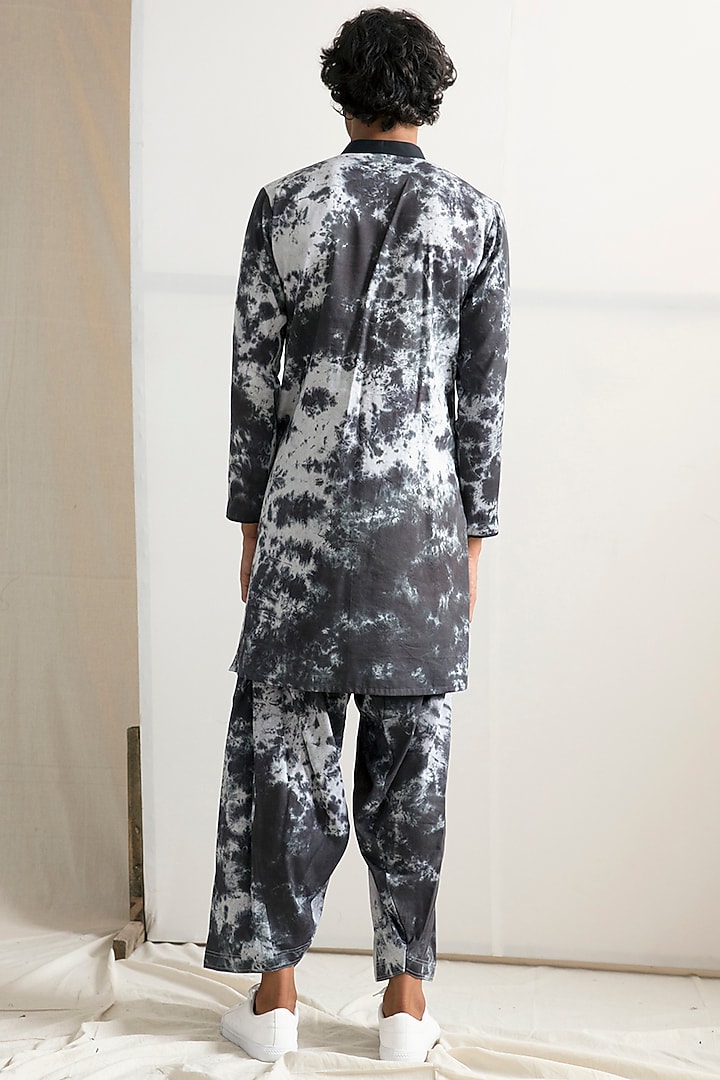 Black Quilted Bundi Jacket Set by Bohame Men at Pernia's Pop Up Shop