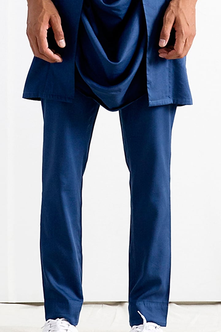 Multi-Colored Linen Tie-Dye Printed Nehru Jacket Set by Bohame Men at Pernia's Pop Up Shop