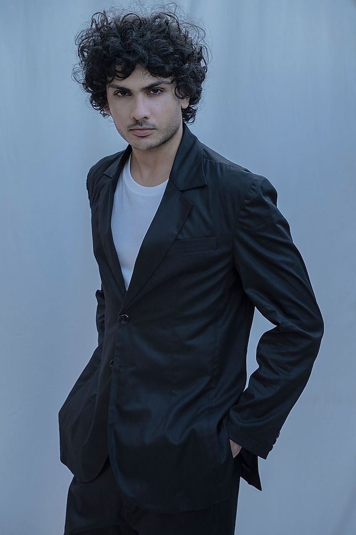 Black Suit Set by Bohame Men at Pernia's Pop Up Shop