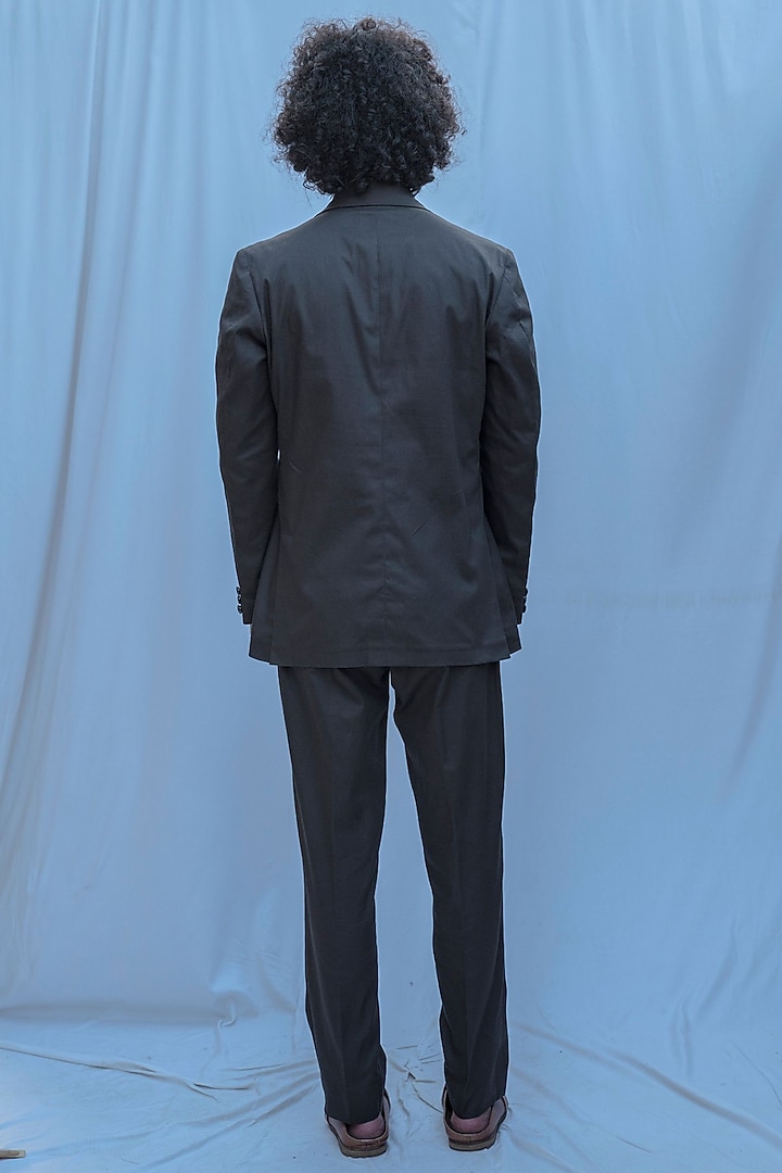 Dark Brown Suit Set by Bohame Men at Pernia's Pop Up Shop