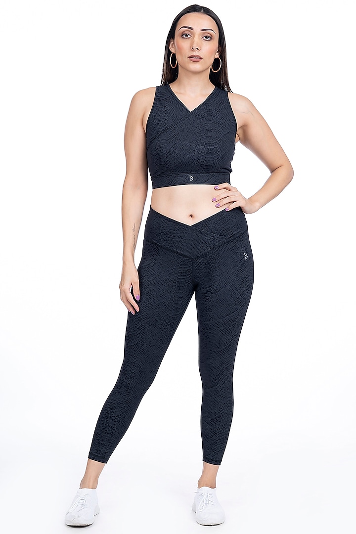 Black Printed Athleisure by BODD ACTIVE
