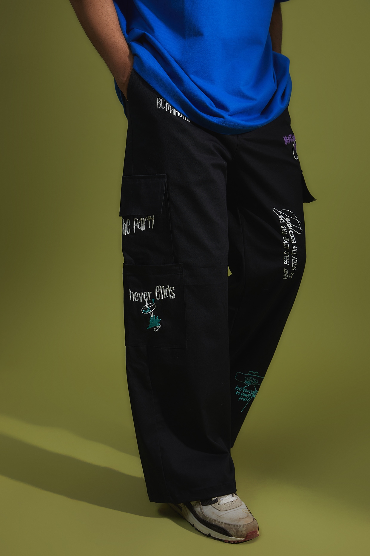 Embroidered 2024 cargo pants