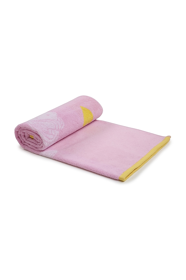 Lilac Cotton Jacquard Towel by Bonheur at Pernia's Pop Up Shop