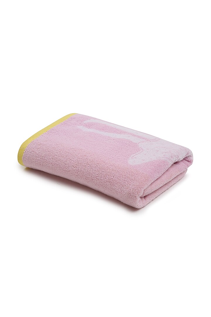 Lilac Cotton Jacquard Towel by Bonheur at Pernia's Pop Up Shop