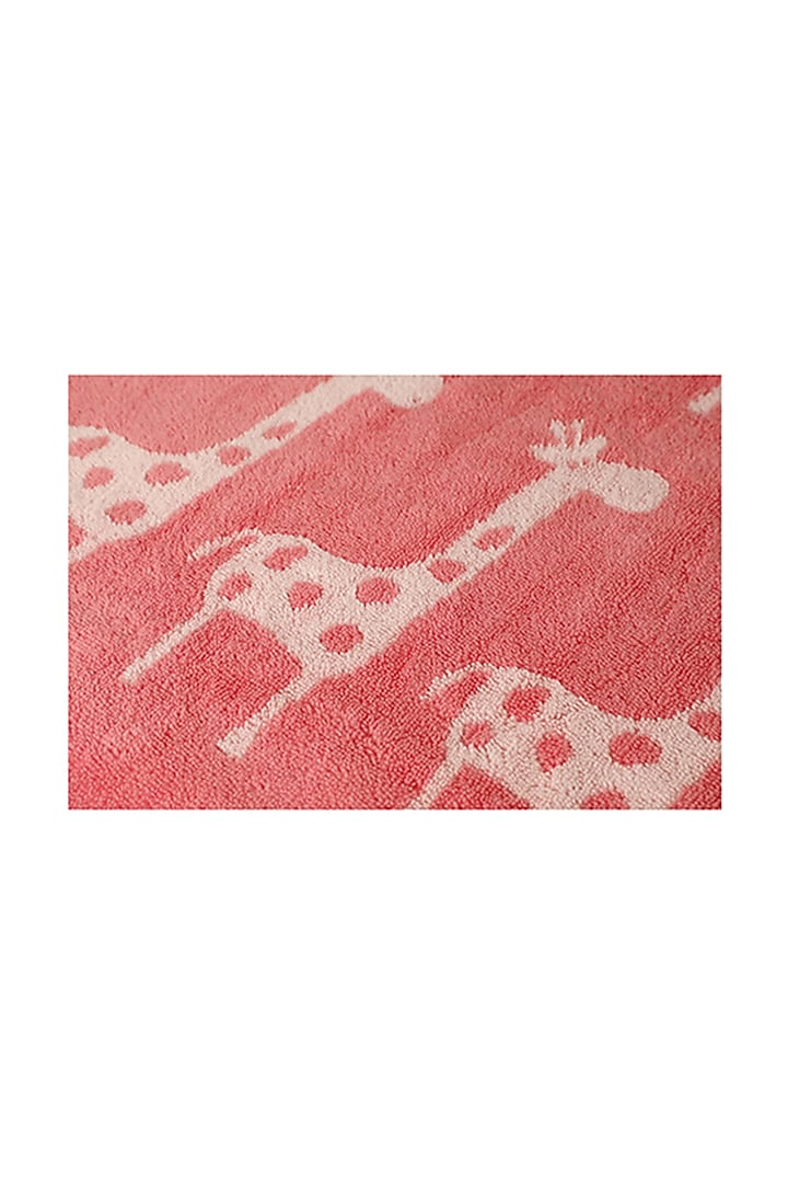 Pink Cotton Yarn Dyed Bath Towel by Bonheur at Pernia's Pop Up Shop