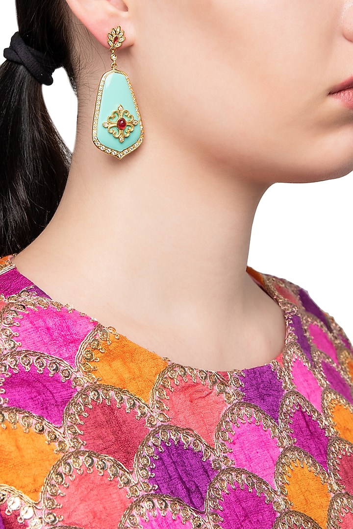 Turqouise Vintage Earring by The Bohemian