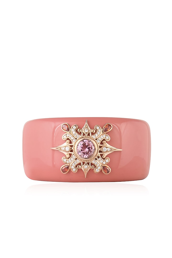 The Bohemian presents Rhodium plated coral star design bangle available only at Pernia's Pop Up Shop.