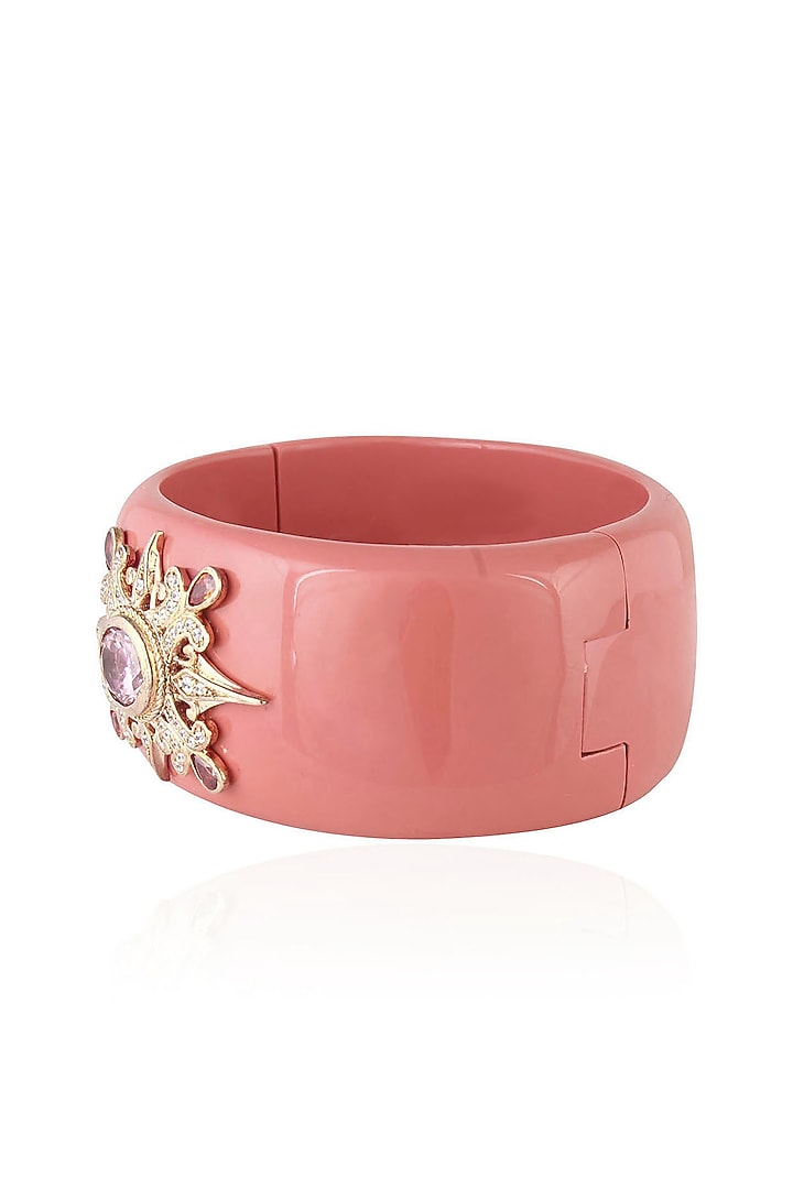 The Bohemian presents Rhodium plated coral star design bangle available only at Pernia's Pop Up Shop.