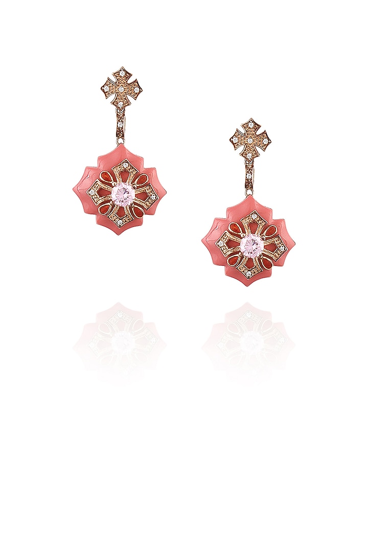 The Bohemian presents Silver north star earrings available only at Pernia's Pop Up Shop.