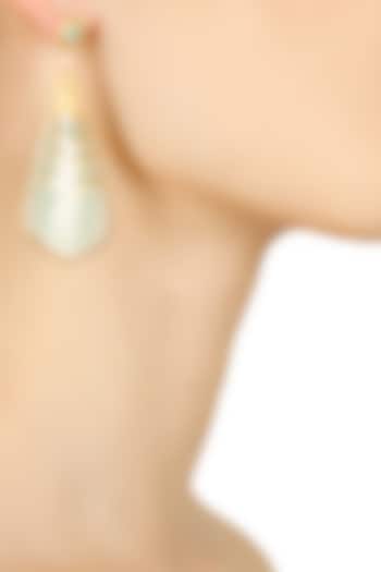 Gold plated berry drop earrings available only at Pernia's Pop Up Shop.
