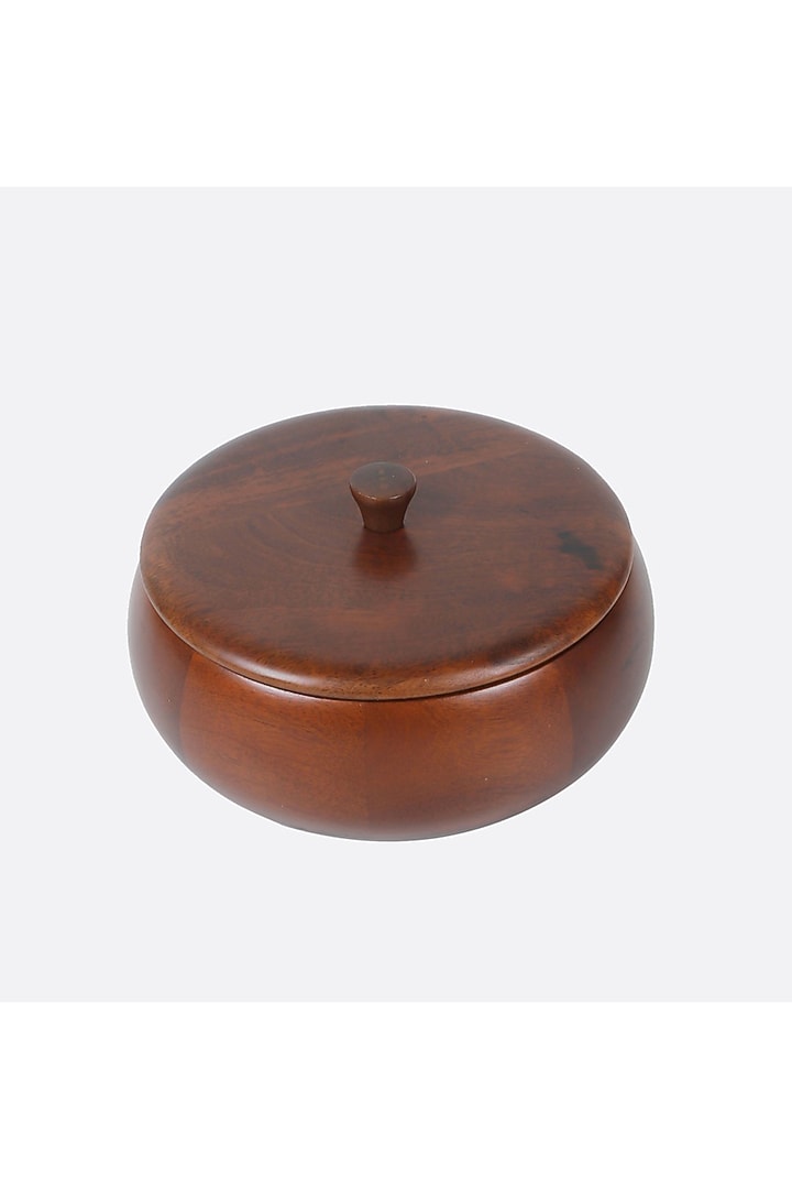 Brown Wooden Roti Box by Brick Brown at Pernia's Pop Up Shop