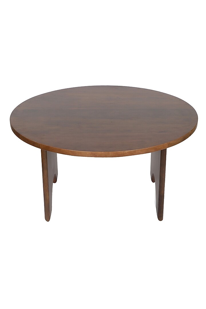 Brown Mango Wood Premium Handcrafted Halo Coffee Table by Brick Brown at Pernia's Pop Up Shop