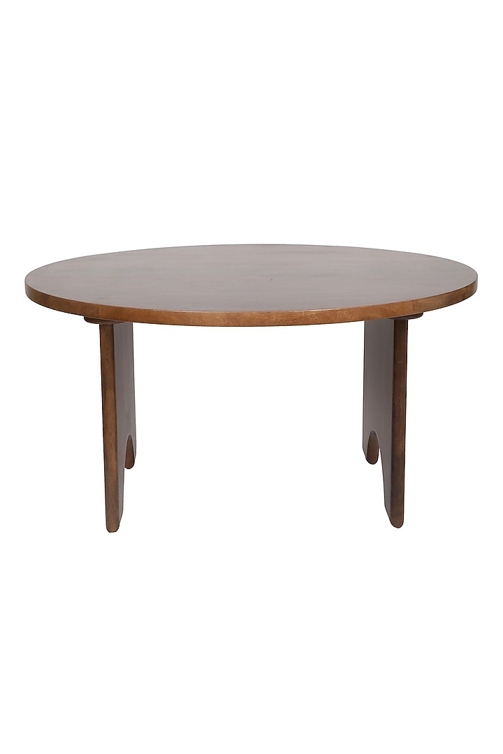 Brown Mango Wood Premium Handcrafted Halo Coffee Table by Brick Brown at Pernia's Pop Up Shop