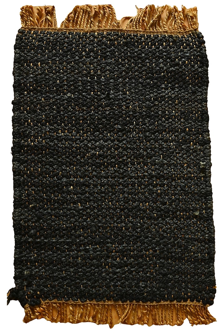 Black Jute Rugs by Blue Lotus Design at Pernia's Pop Up Shop