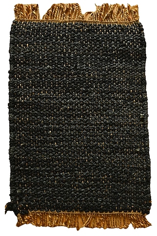 Black Jute Rugs by Blue Lotus Design