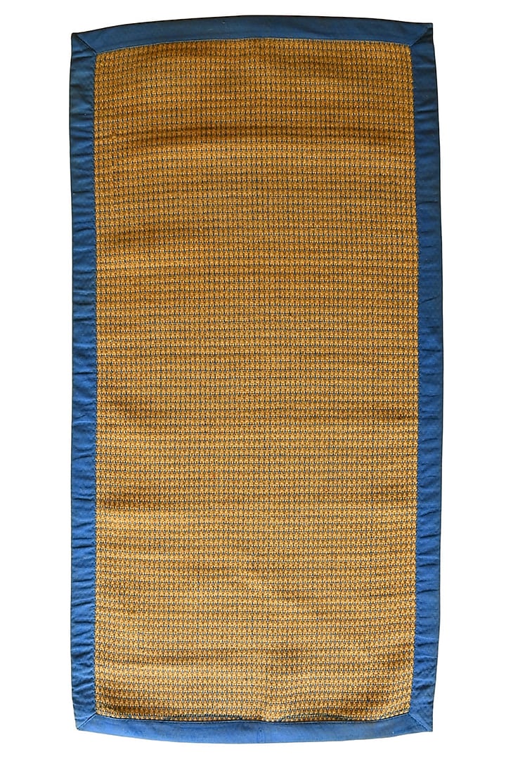 Blue & Beige Jute Mats by Blue Lotus Design at Pernia's Pop Up Shop