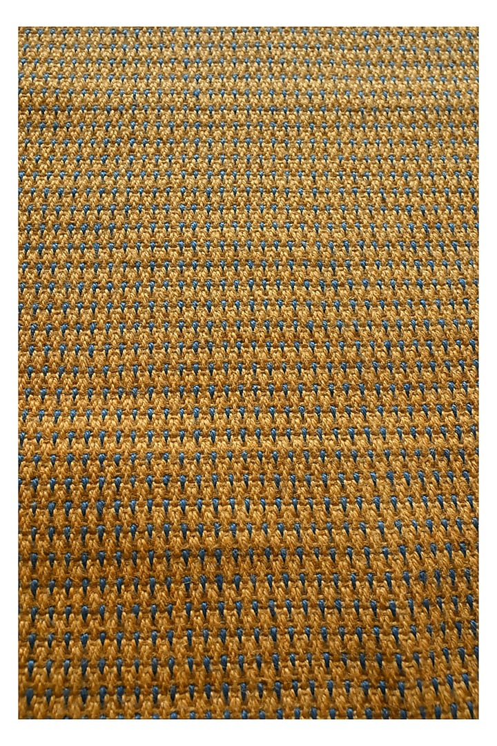 Blue & Beige Jute Mats by Blue Lotus Design at Pernia's Pop Up Shop