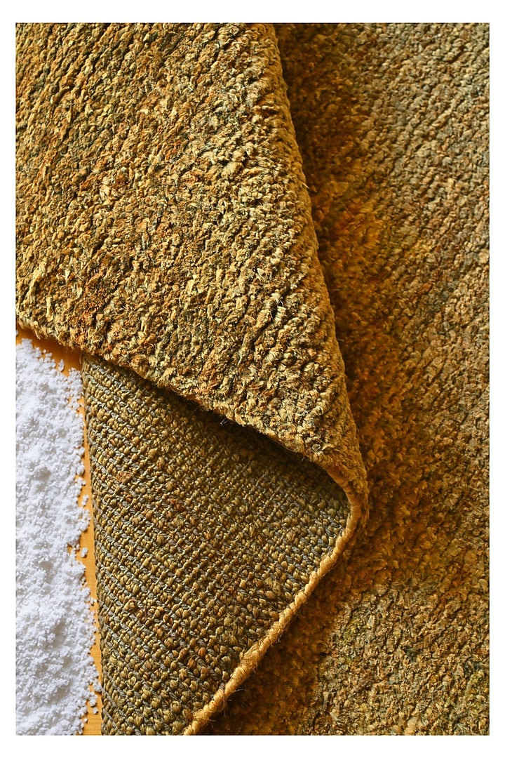 Cream & Teal Jute Rugs by Blue Lotus Design at Pernia's Pop Up Shop