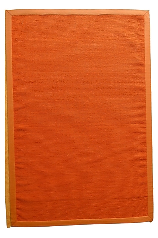 Orange Jute Mats by Blue Lotus Design