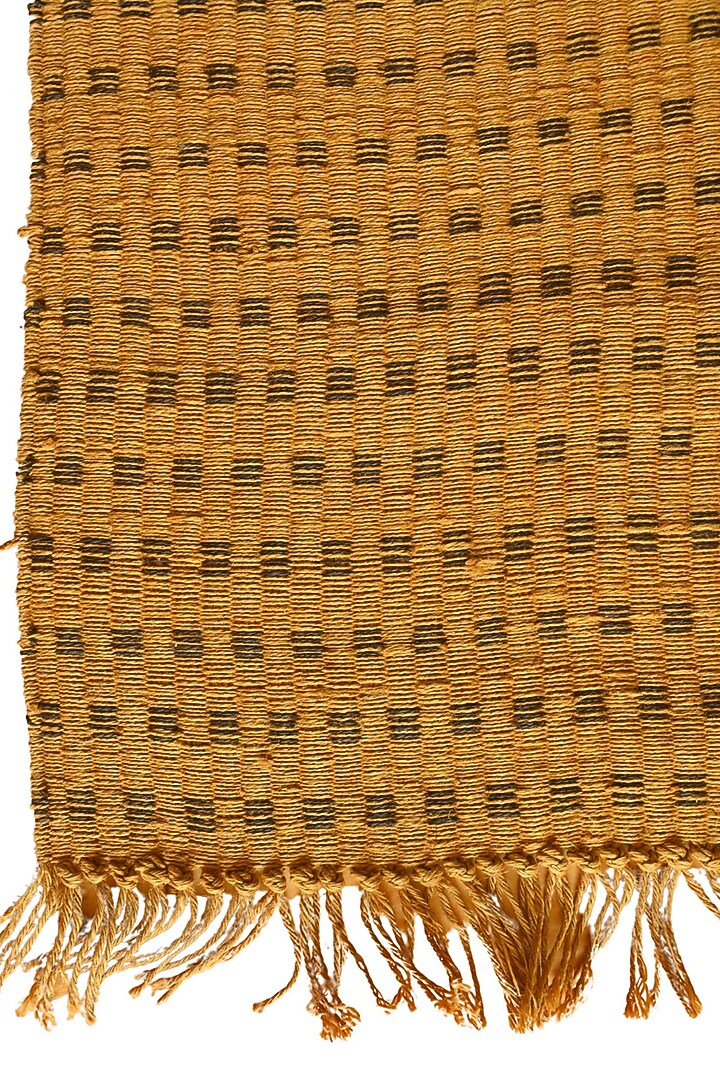 Mustard Yellow Jute Rugs by Blue Lotus Design at Pernia's Pop Up Shop