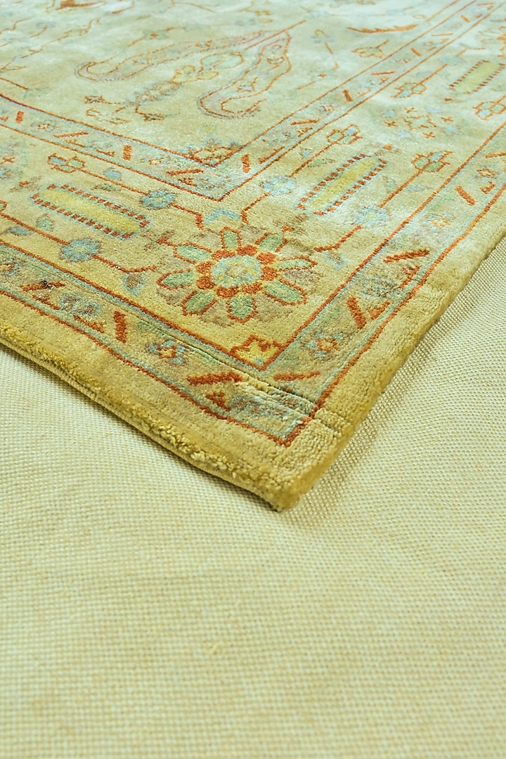 Multi-Colored Blended Wool Hand-Knotted Persian Rug by Blue Lotus Design at Pernia's Pop Up Shop