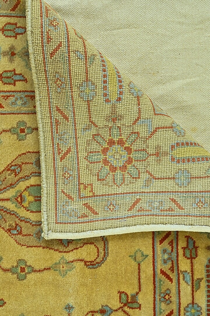 Multi-Colored Blended Wool Hand-Knotted Persian Rug by Blue Lotus Design at Pernia's Pop Up Shop