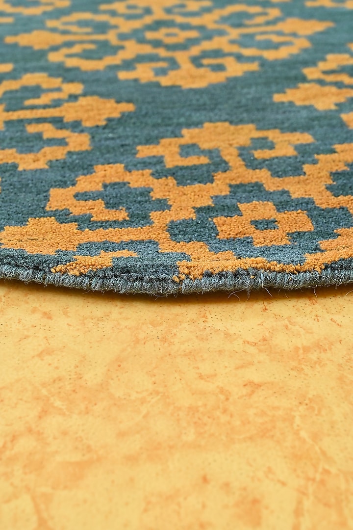 Multi-Colored Blended Wool Hand-Knotted Persian Rug by Blue Lotus Design at Pernia's Pop Up Shop