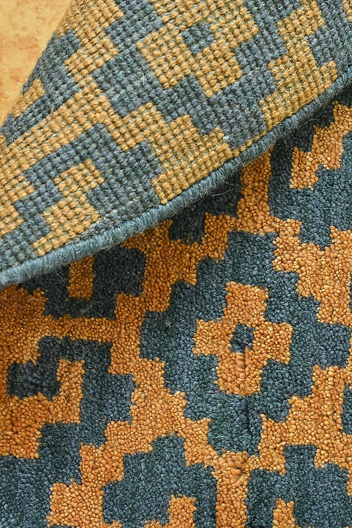 Multi-Colored Blended Wool Hand-Knotted Persian Rug by Blue Lotus Design at Pernia's Pop Up Shop