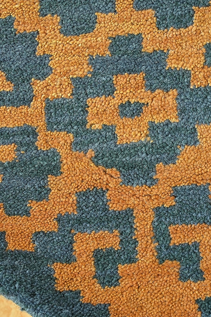 Multi-Colored Blended Wool Hand-Knotted Persian Rug by Blue Lotus Design at Pernia's Pop Up Shop