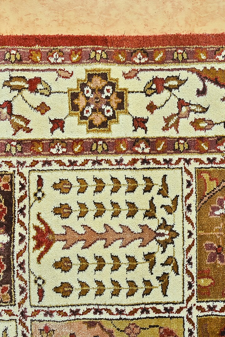 Multi-Colored Blended Wool Hand-Knotted Persian Rug by Blue Lotus Design at Pernia's Pop Up Shop