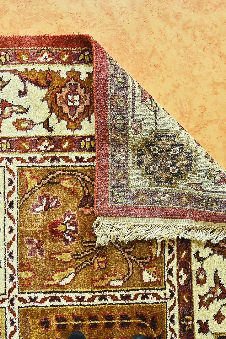 Multi-Colored Blended Wool Hand-Knotted Persian Rug by Blue Lotus Design at Pernia's Pop Up Shop