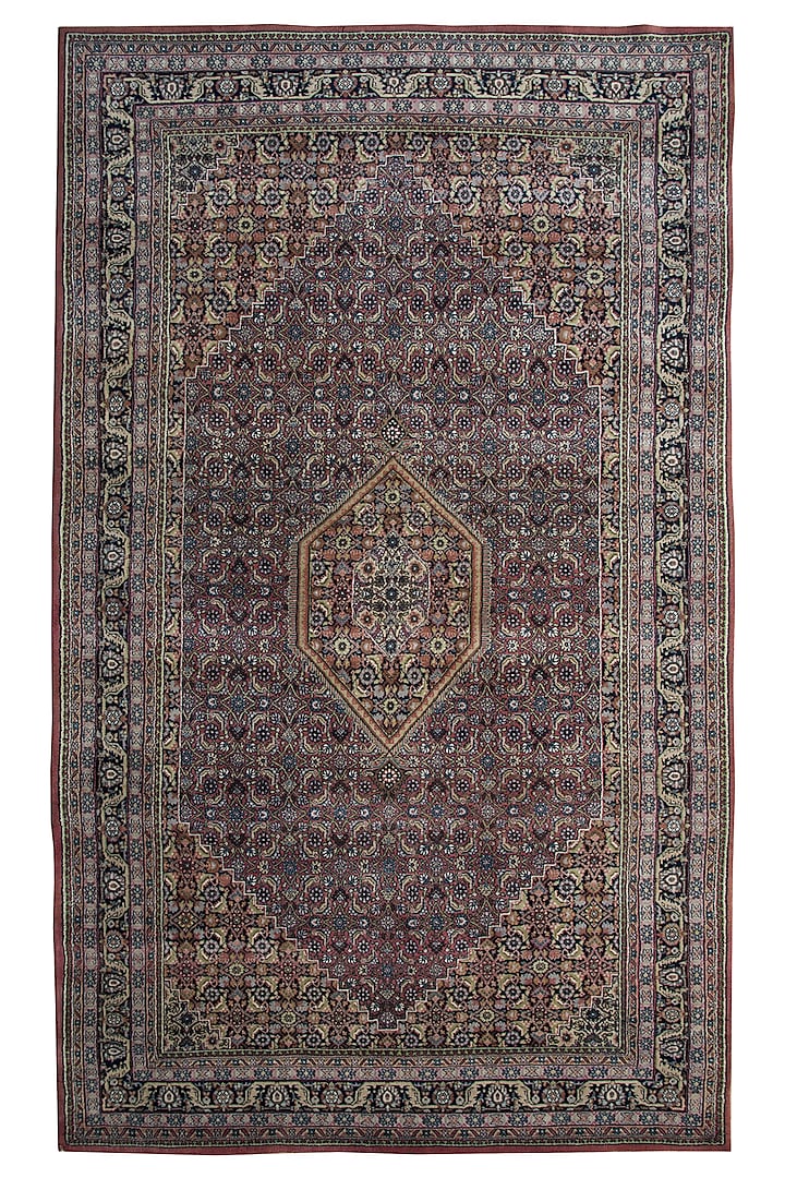 Multi-Colored Blended Wool Hand-Knotted Persian Rug by Blue Lotus Design