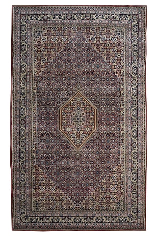 Multi-Colored Blended Wool Hand-Knotted Persian Rug by Blue Lotus Design