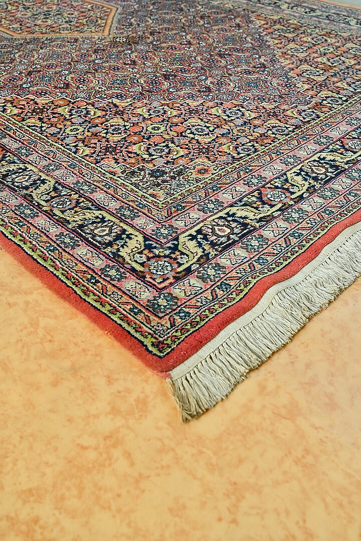 Multi-Colored Blended Wool Hand-Knotted Persian Rug by Blue Lotus Design at Pernia's Pop Up Shop