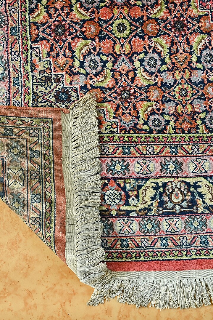 Multi-Colored Blended Wool Hand-Knotted Persian Rug by Blue Lotus Design at Pernia's Pop Up Shop