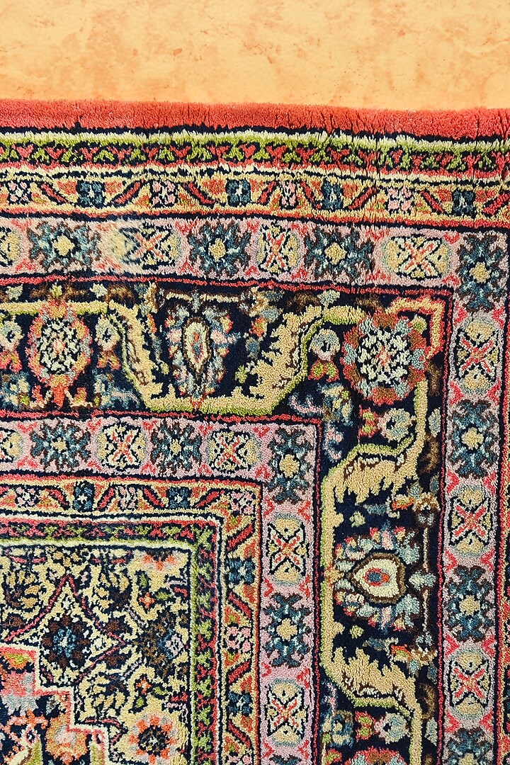 Multi-Colored Blended Wool Hand-Knotted Persian Rug by Blue Lotus Design at Pernia's Pop Up Shop