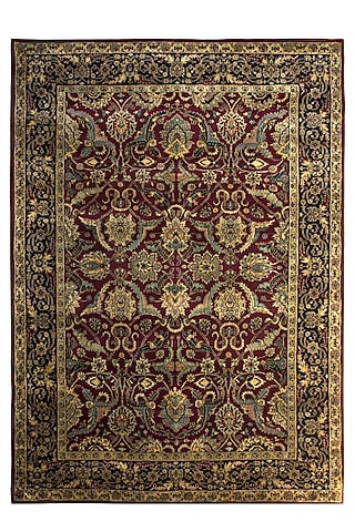 Multi-Colored Blended Wool Hand-Knotted Persian Rug by Blue Lotus Design
