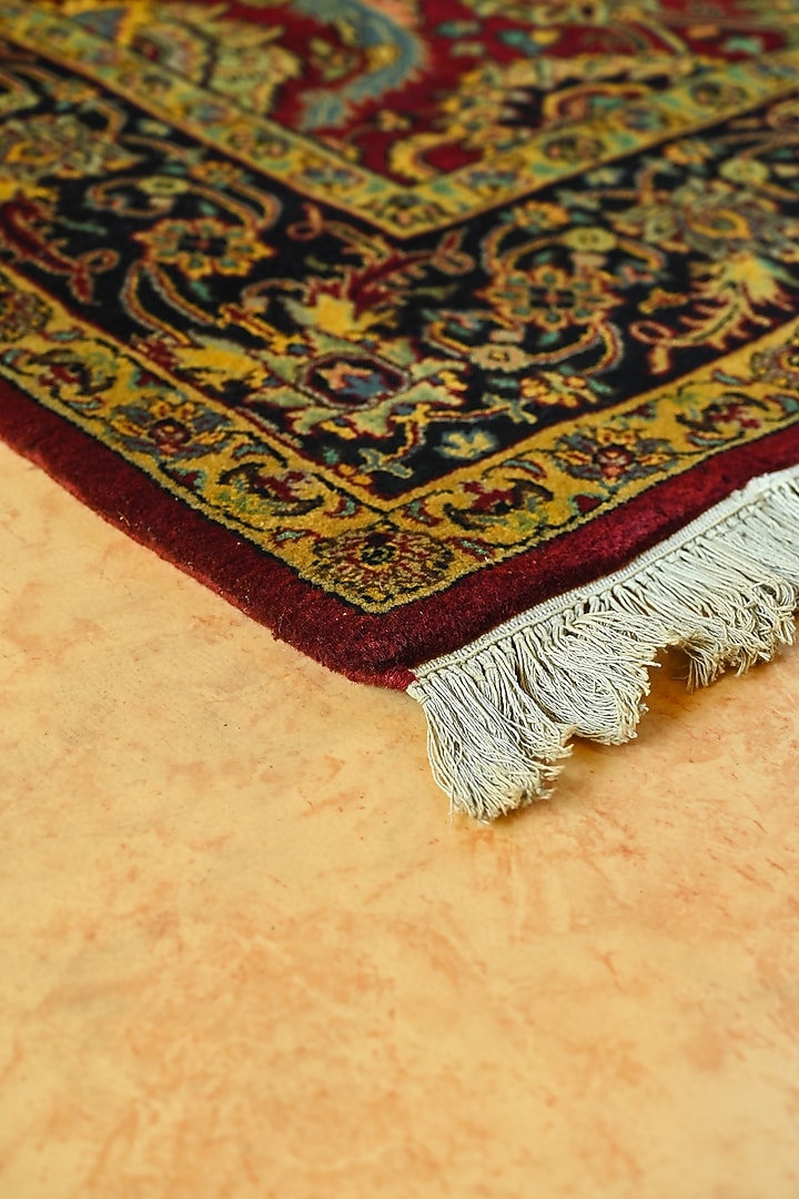 Multi-Colored Blended Wool Hand-Knotted Persian Rug by Blue Lotus Design at Pernia's Pop Up Shop