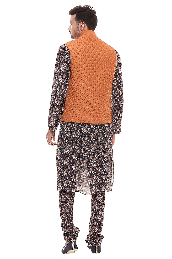 Multi-Colored Modal Satin & Viscose Crepe Printed Joggers by Soup by Sougat Paul Men at Pernia's Pop Up Shop
