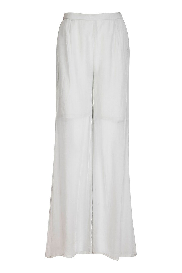 Aqua Embroidered Kurta With Palazzo Pants by Breathe By Aakanksha Singh at Pernia's Pop Up Shop