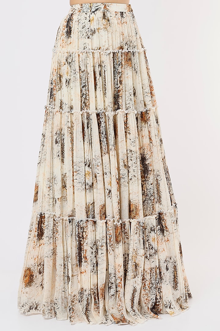 Off-White Embellished Wedding Lehenga Set by Breathe By Aakanksha Singh at Pernia's Pop Up Shop