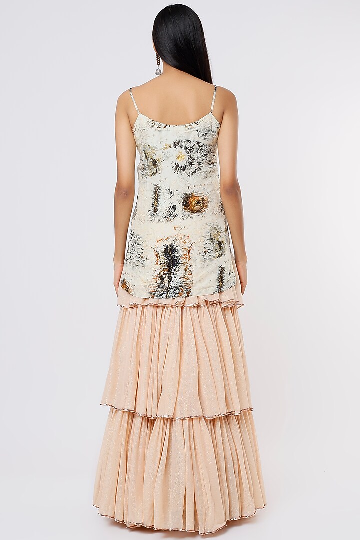 Off-White Upada Silk Kurta Set by Breathe By Aakanksha Singh at Pernia's Pop Up Shop