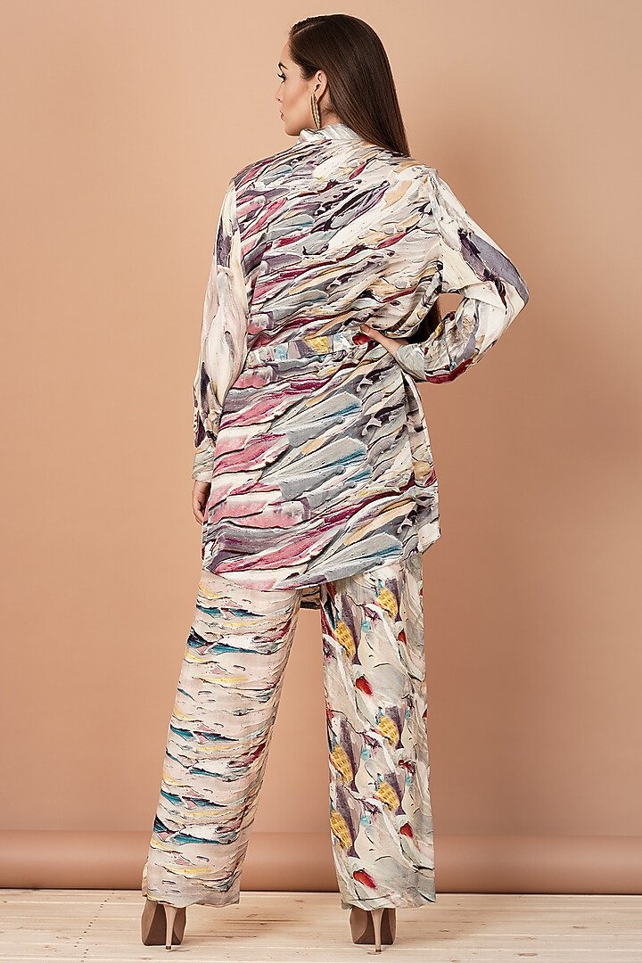 Multi-Coloured Printed Tunic Set by Breathe By Aakanksha Singh at Pernia's Pop Up Shop