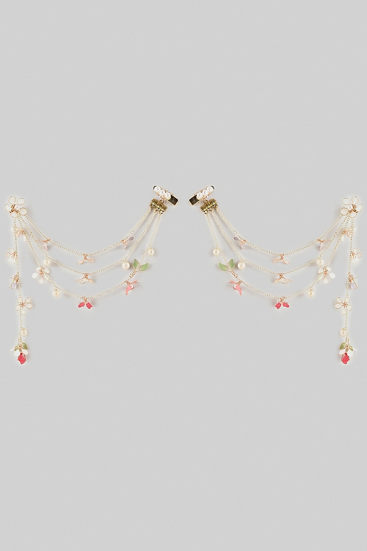 Multi-Colored Floral Earrings by THE BEAUTIFUL SECRET at Pernia's Pop Up Shop