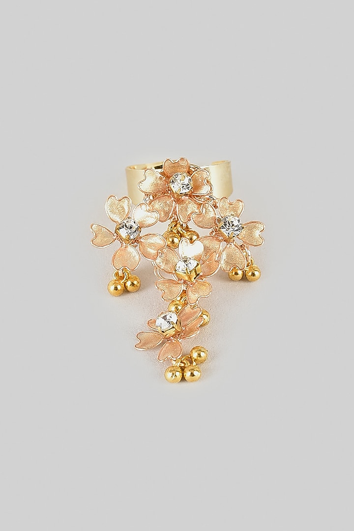 Golden Floral Ring by THE BEAUTIFUL SECRET at Pernia's Pop Up Shop