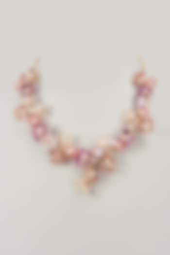 Multi-Colored Floral Necklace by THE BEAUTIFUL SECRET at Pernia's Pop Up Shop
