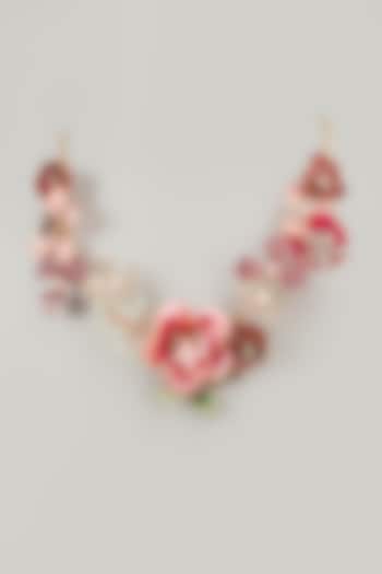 Multi-Colored Floral Necklace by THE BEAUTIFUL SECRET at Pernia's Pop Up Shop